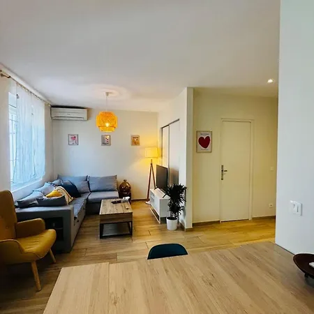 Ferienwohnung Le Marie-Louis -Jardin - Parking - Wifi Perpignan Exterior foto